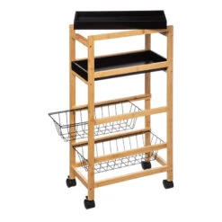 Desserte Plateaux Et Paniers Blackbamboo 5Five 7 Desserte Plateaux Et Paniers Blackbamboo 5Five -Promos Meubles Boutique desserte plateaux et paniers blackbamboo 5five 1