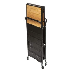 Desserte Pliable Métal Et Bois 5Five -Promos Meubles Boutique desserte pliable metal et bois 5five 5