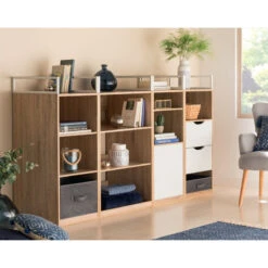 Dressing Module L40 2 étagères 1 Porte Orso -Promos Meubles Boutique dressing module l40 2 etageres 1 porte orso 2