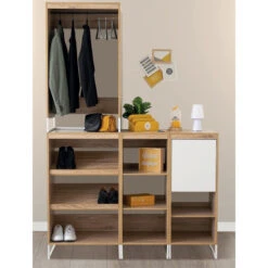 Dressing Module L40 2 étagères 1 Porte Orso -Promos Meubles Boutique dressing module l40 2 etageres 1 porte orso 5
