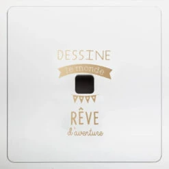 Ensemble Table + 2 Tabourets Enfant Blanc Doré Dream Atmosphera -Promos Meubles Boutique ensemble table 2 tabourets enfant blanc dore dream atmosphera 4