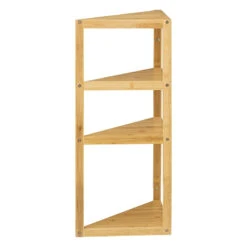Etagère D'angle Bambou 3 Niveaux Lab'n Modul 5Five -Promos Meubles Boutique etagere angle 3 niveaux lab n modul 2