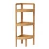 Etagère D'angle 3 Niveaux En Bambou -Promos Meubles Boutique etagere d angle 3 niveaux en bambou