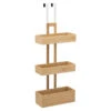 Etagère De Porte 3 Niveaux Bambou 5Five -Promos Meubles Boutique etagere de porte 3 niveaux bambou 5five