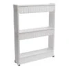 Étagère De Rangement Passe-partout Blanc Sur Roulettes -Promos Meubles Boutique etagere de rangement passe partout blanc sur roulettes