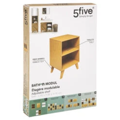 Etagère De Salle De Bain 1 Tablette Bath'n Modul 5Five -Promos Meubles Boutique etagere de salle de bain 1 tablette bath n modul 5five 4