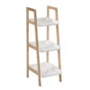 Etagère Inclinée 3 Niveaux Blanc Natureo 5Five -Promos Meubles Boutique etagere inclinee 3 niveaux blanc natureo 5five