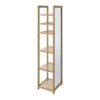 Etagère Miroir 3+2 Cases Mix Bambou 5Five -Promos Meubles Boutique etagere miroir 32 cases mix bambou 5five