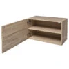 Etagère Murale 2 Niveaux + Porte 57x30 Naturel Fixup 5Five -Promos Meubles Boutique etagere murale 2 niveaux porte 57x30 naturel fixup 5five