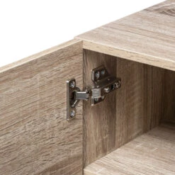 Etagère Murale 2 Niveaux + Porte 57x30 Naturel Fixup 5Five -Promos Meubles Boutique etagere murale 2 niveaux porte 57x30 naturel fixup 5five 1 3