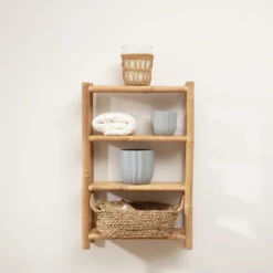 Etagère Murale Bambou 4 Niveaux Sea View Atmosphera 7 Etagère Murale Bambou 4 Niveaux Sea View Atmosphera -Promos Meubles Boutique etagere murale bambou 4 niveaux sea view atmosphera 1