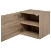 Etagère Murale 2 Niveaux + Porte Naturel Fixup 5Five -Promos Meubles Boutique etagere murale deux niveaux porte naturel fixup 5five