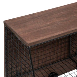 Etagère Murale Métal Et Bois Darrel Atmosphera -Promos Meubles Boutique etagere murale metal et bois darrel atmosphera 1