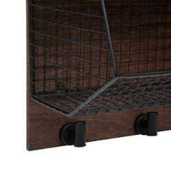 Etagère Murale Métal Et Bois Darrel Atmosphera -Promos Meubles Boutique etagere murale metal et bois darrel atmosphera 2