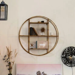 Etagère Murale Ronde D77 Asco Atmosphera -Promos Meubles Boutique etagere murale ronde d79 asco atmosphera 1