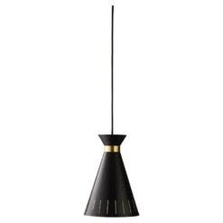 Cone Black Noir Pendant By Warm Nordic