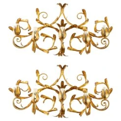 1960 Large Pair Of Sconces Maison Floart