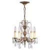 Small Scale French Bronze & Crystal Chandelier Floral Style W 5 Arms 1 Small Scale French Bronze & Crystal Chandelier Floral Style W 5 Arms -Promos Meubles Boutique f 32151102 1673365115663 bg processed