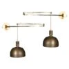Pair Of Italian Brass Articulated Wall Lights By Albini & Helg, C.1960 -Promos Meubles Boutique f 34017062 1682618612997 bg processed