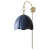 Leather Arched Sconce, Cobalt, Small, Doma, Saddle Lamp Collection -Promos Meubles Boutique f 34207062 1683658308841 bg processed