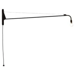 Large Swing-Jib Lamp By Jean Prouvé, 1950s, France