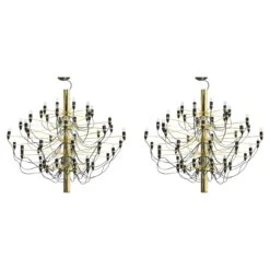 Gino Sarfatti For Flos 2097/50 Chandelier, Pair Available