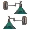 Matching Pair Of Articulated Green Over White Tented Glass Sconces -Promos Meubles Boutique f 34772402 1686765787432 bg processed