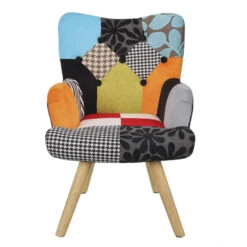 Fauteuil Enfant H67 Cm Patchwork Helsinki -Promos Meubles Boutique fauteuil enfant h67 cm patchwork helsinki 5