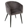Fauteuil Séjour Marlo Gris Atmosphera 1 Fauteuil Séjour Marlo Gris Atmosphera -Promos Meubles Boutique fauteuil sejour marlo gris atmosphera