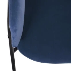 Fauteuil Velours Bleu Siron Atmosphera -Promos Meubles Boutique fauteuil velours bleu atmosphera 2