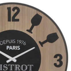 Horloge D57 Bistrot En Bois Lais Atmosphera -Promos Meubles Boutique horloge d57 bistrot en bois lais atmosphera 1