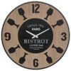 Horloge D57 Bistrot En Bois Lais Atmosphera -Promos Meubles Boutique horloge d57 bistrot en bois lais atmosphera