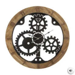 Horloge D58 Mécanisme Bois Et Métal Atmosphera