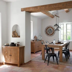 Horloge D90 Rouages Métal Et Sapin Lana Atmosphera -Promos Meubles Boutique horloge d90 rouages metal et sapin lana atmosphera 3