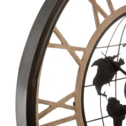 Horloge Métal D67 Monde Atmosphera -Promos Meubles Boutique horloge metal d67 monde atmosphera 3