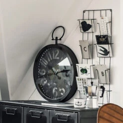 Horloge Métal Gousset D45 Atmosphera -Promos Meubles Boutique horloge metal gousset d45 atmosphera 2