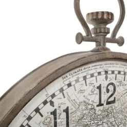 Horloge Métal Vitre Bombée D55 Cm Atmosphera -Promos Meubles Boutique horloge metal vitre bombee diam 55 cm atmosphera 2