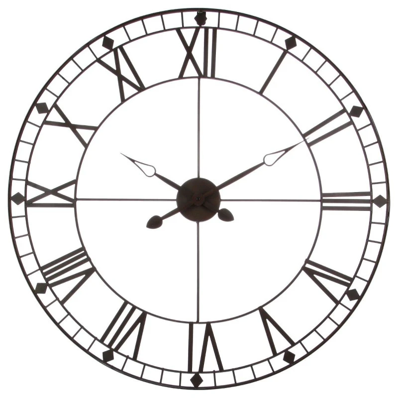 Horloge Murale Géante D88 Marron Atmosphera 3 Horloge Murale Géante D88 Marron Atmosphera