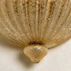 1 Of The 6 XL Wall Sconces Barovier & Toso Murano Glass And Gold-Plated, 1960 -Promos Meubles Boutique img 16829605611 master