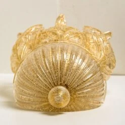 1 Of The 6 XL Wall Sconces Barovier & Toso Murano Glass And Gold-Plated, 1960 -Promos Meubles Boutique img 16829605647 master