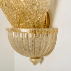 1 Of The 6 XL Wall Sconces Barovier & Toso Murano Glass And Gold-Plated, 1960 -Promos Meubles Boutique img 168296056615 master