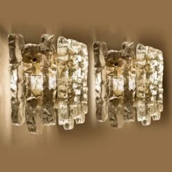 1 Of The 6 Large Kalmar Wall Sconces By J.T. Kalmar, Austria, 1970s -Promos Meubles Boutique img 16837108444 master