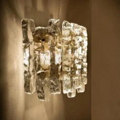 1 Of The 6 Large Kalmar Wall Sconces By J.T. Kalmar, Austria, 1970s -Promos Meubles Boutique img 16837108469 master