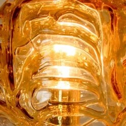 Murano Yellow Glass And Brass Wall Lights By Doria Leuchten, 1960s -Promos Meubles Boutique img 168448608010 master