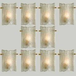 Massive Glass Wall Light Fixtures By J.T. Kalmar, 1960 -Promos Meubles Boutique img 16854932612 master