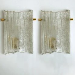 Massive Glass Wall Light Fixtures By J.T. Kalmar, 1960 -Promos Meubles Boutique img 16854932625 master
