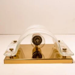 Pair Of J.T. Kalmar Of Murano Glass Brass Sconces, Austria, 1960 -Promos Meubles Boutique img 168549485911 master