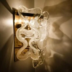 Pair Of Kalmar Wall Sconces Or Lights Model "Catena" By J.T. Kalmar, Austria -Promos Meubles Boutique img 16863238963 master