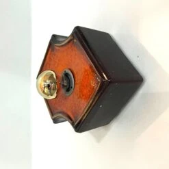 Orange And Brown Ceramic Wall Lights Ceramic, Germany, 1960s -Promos Meubles Boutique img 16873370532 master
