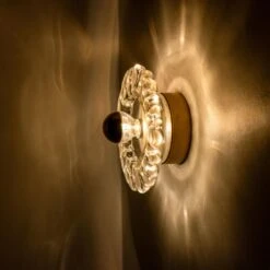 Several Glass And Brass Wall Lamps By Hillebrand, Germany, 1960s -Promos Meubles Boutique img 16873388142 master